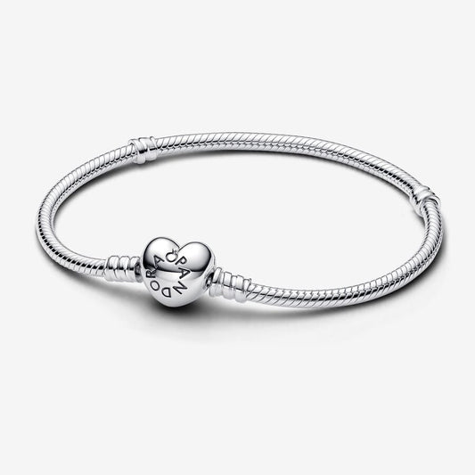 Pandora Pulsera Mujer plata cierre Corazon