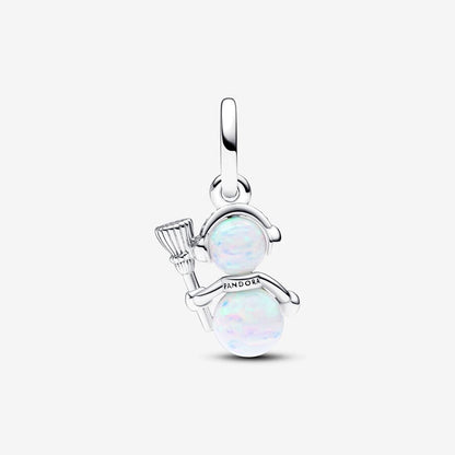 Charm Colgante Pandora Muñeco de Nieve Opalescente