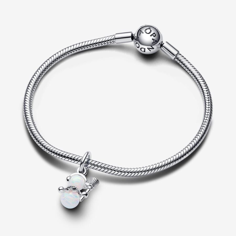 Charm Colgante Pandora Muñeco de Nieve Opalescente