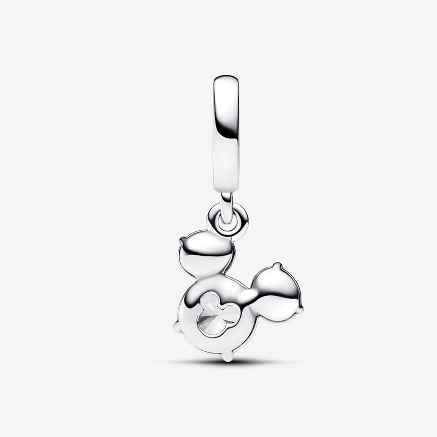 Charm Colgante Pandora Silueta Cabeza Brillante de Mickey Mouse