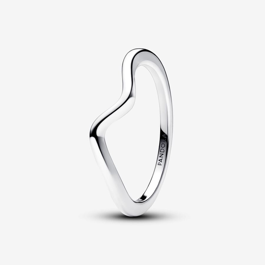 Anillo Pandora Ola Pulida Plata de primera ley