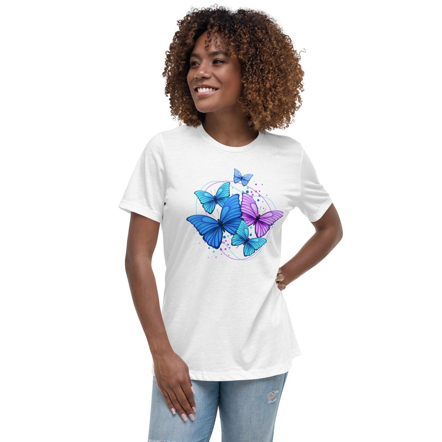 Camiseta suelta "Mariposal" - TopShopperSpot