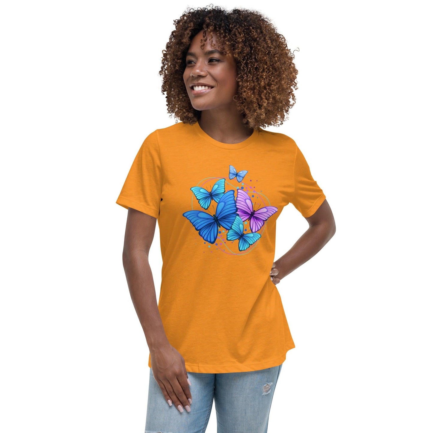 Camiseta suelta "Mariposal" - TopShopperSpot