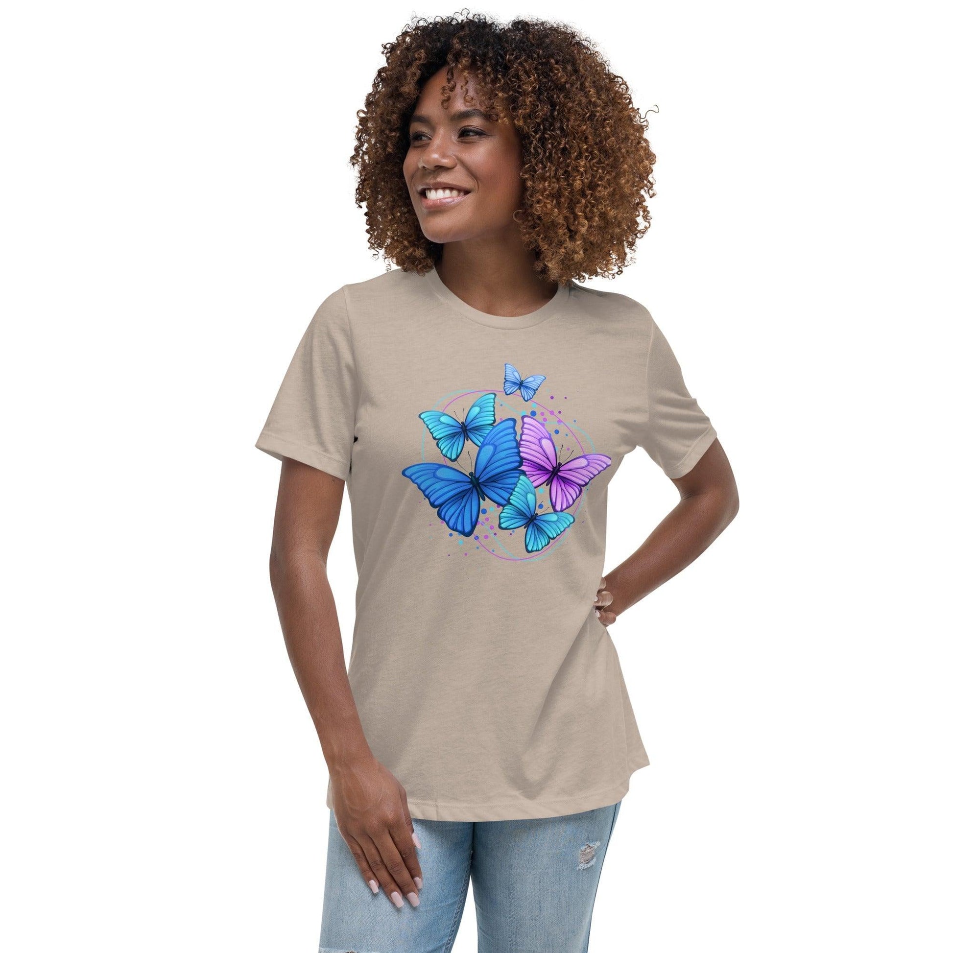 Camiseta suelta "Mariposal" - TopShopperSpot