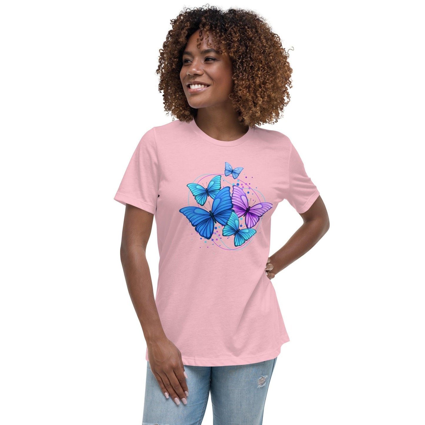 Camiseta suelta "Mariposal" - TopShopperSpot