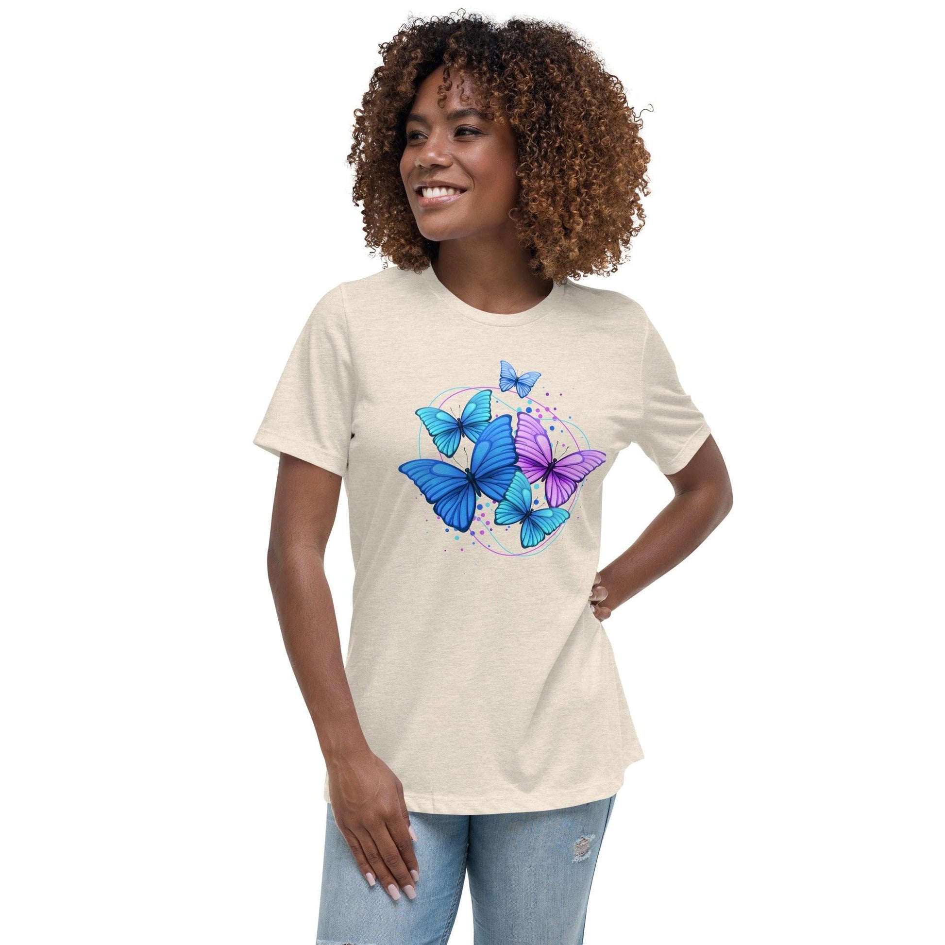 Camiseta suelta "Mariposal" - TopShopperSpot