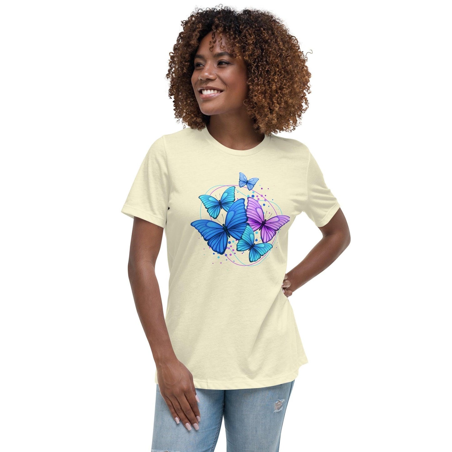 Camiseta suelta "Mariposal" - TopShopperSpot