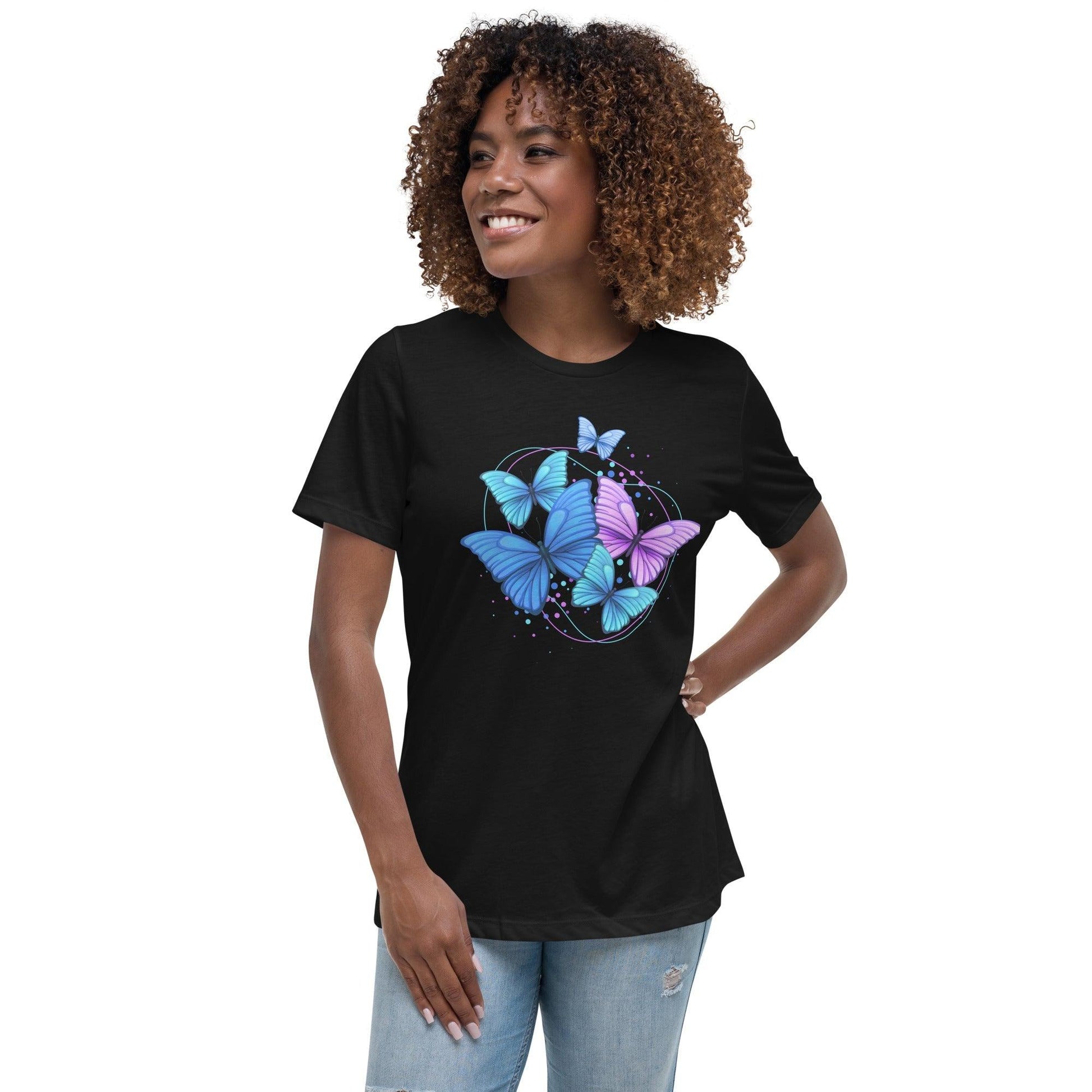 Camiseta suelta "Mariposal" - TopShopperSpot