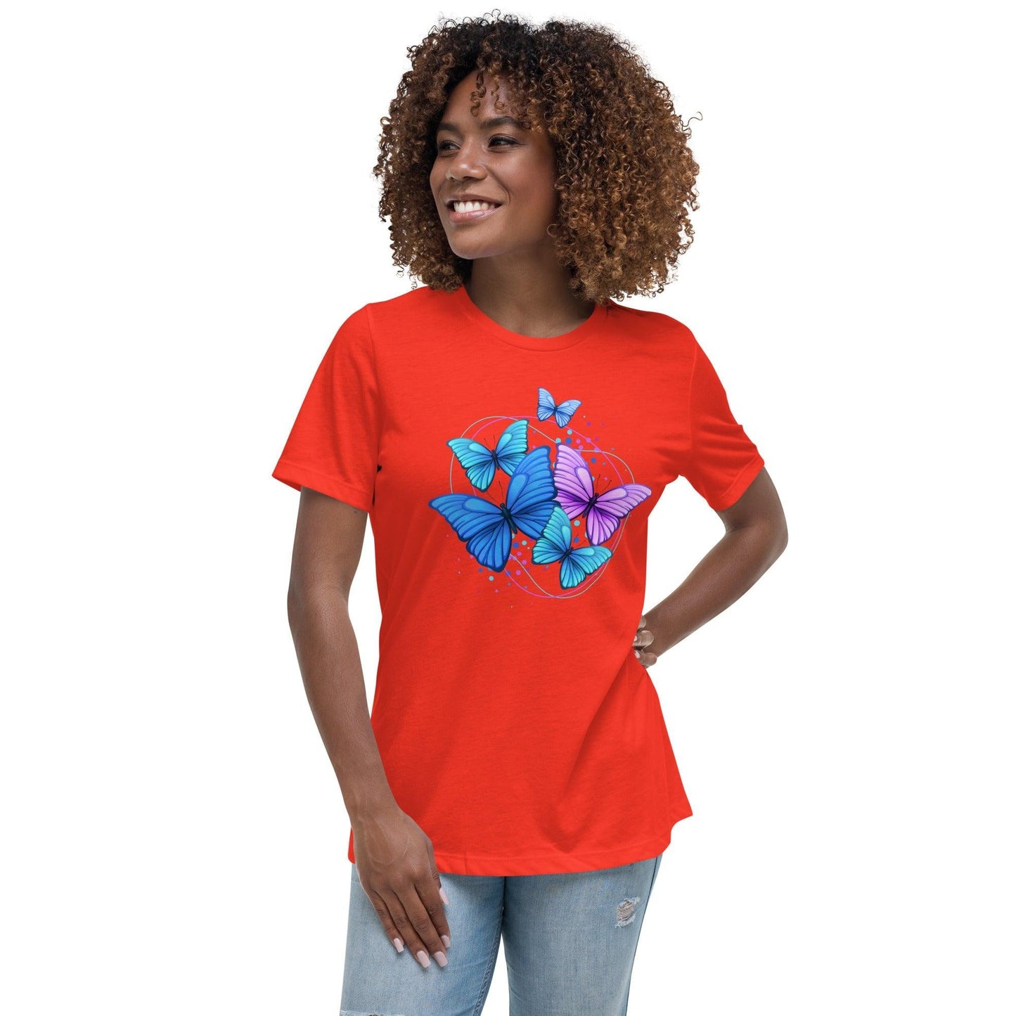 Camiseta suelta "Mariposal" - TopShopperSpot