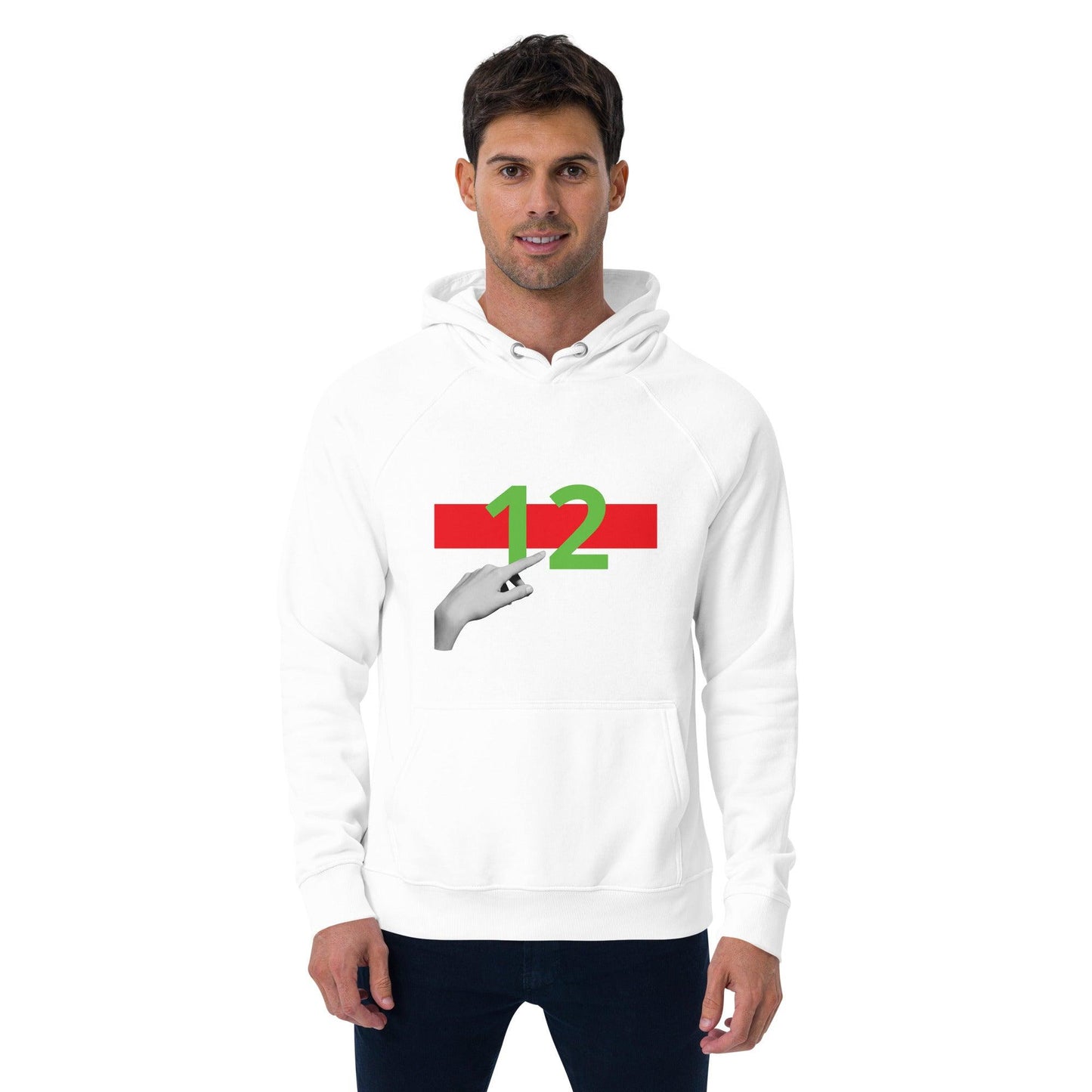 Sudadera con capucha "12 te toca" - TopShopperSpot