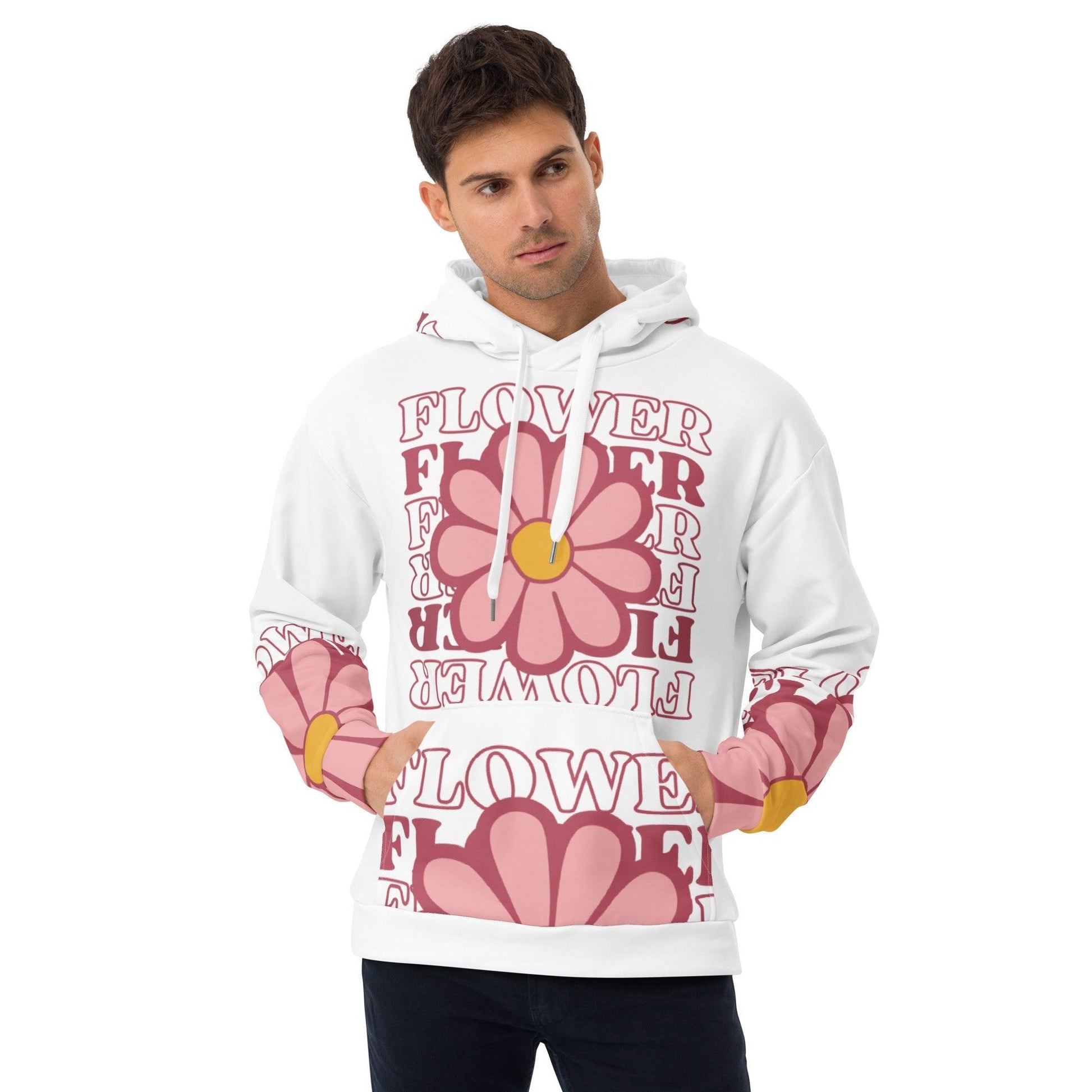 Sudadera con capucha "flower-flower" - TopShopperSpot