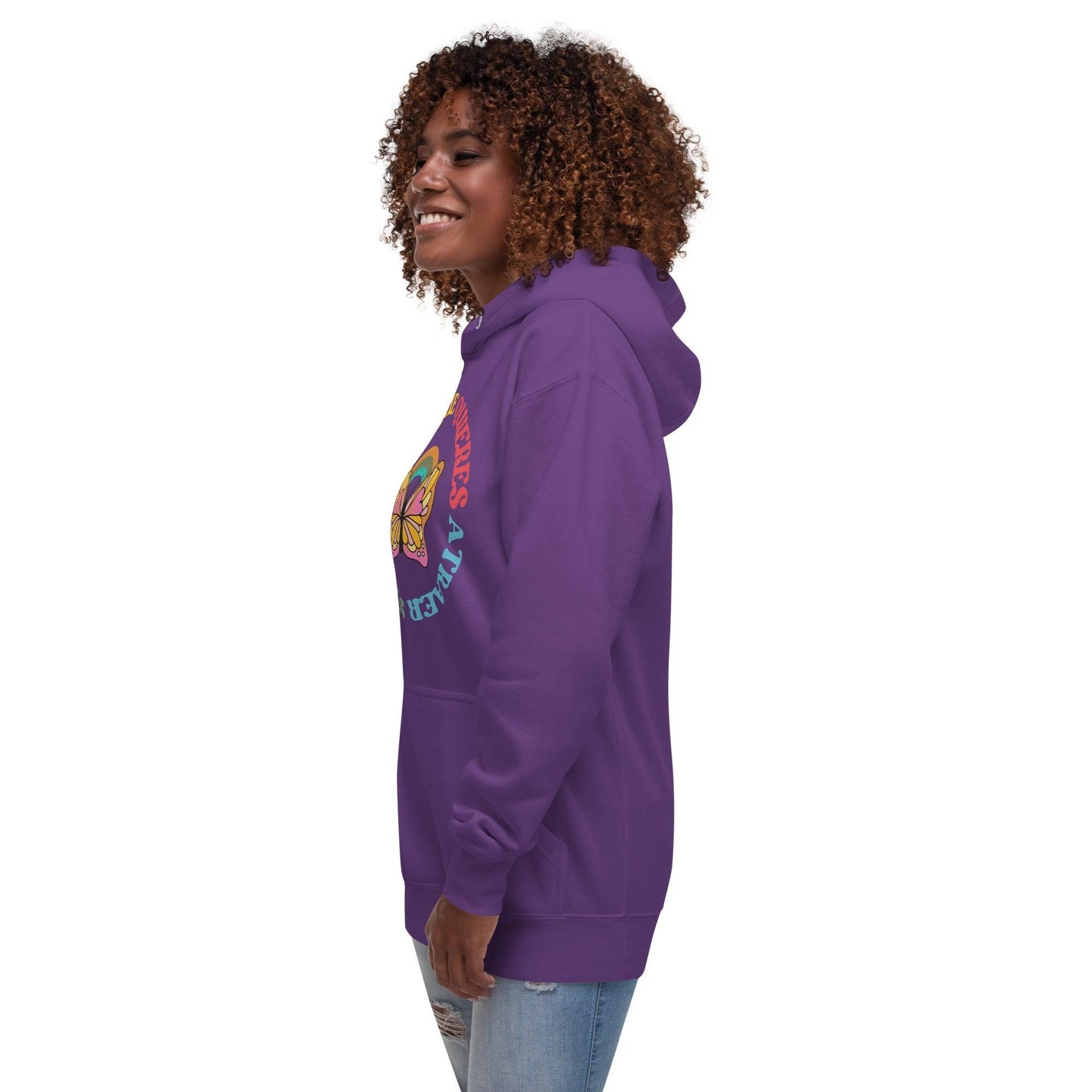 Sudadera con capucha "Mariposa Energíca" - TopShopperSpot