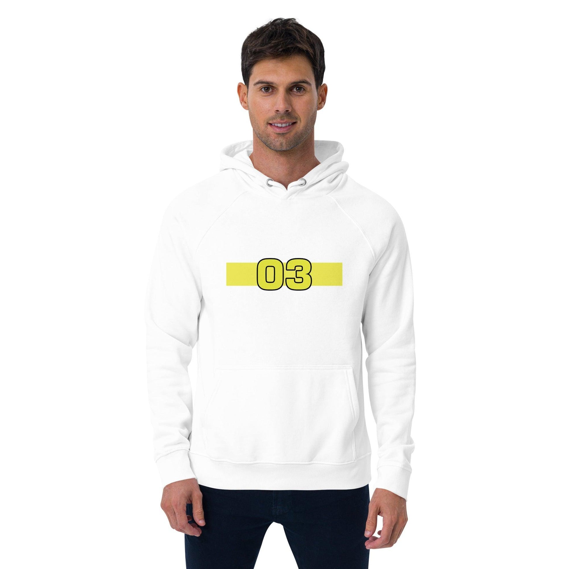 Sudadera con capucha "Número 03" - TopShopperSpot